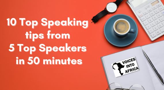 Professional Speaking Top Tips